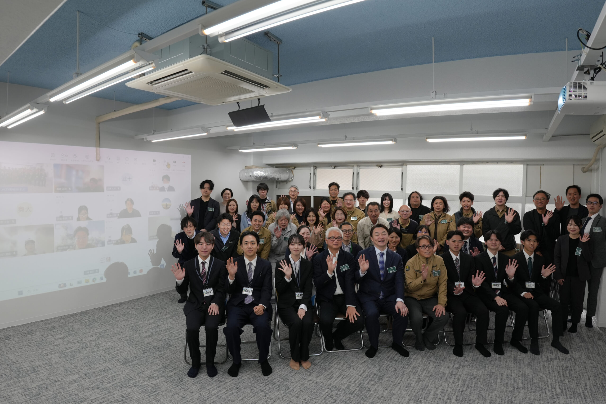 入社式が本社で行われました